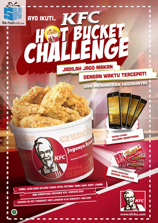 KFC HOT Bucket Challenge Berhadiah Android Gratis [Total Puluhan]