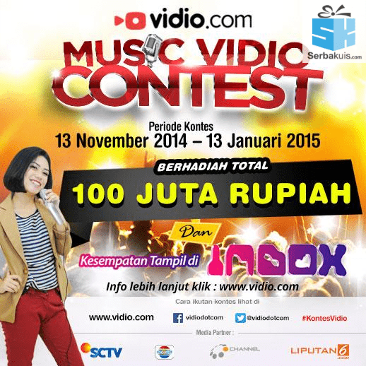 Kontes Video Musik Berhadiah Uang Total 100 Juta Rupiah