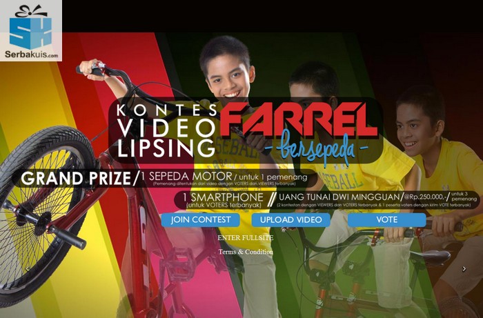 kontes video lipsing lagu bersepeda by farrel