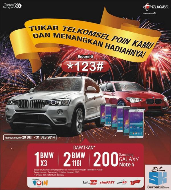 Promo Poin Berhadiah 200 SAMSUNG Galaxy Note 4 & 2 Mobil BMW