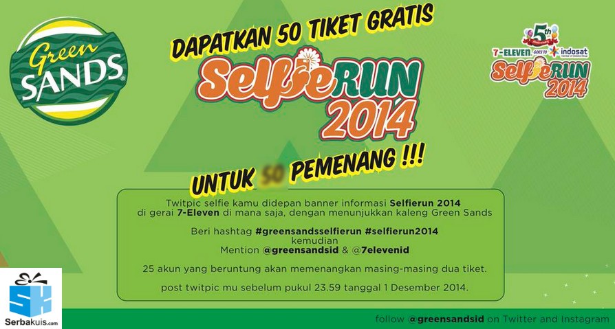 tiket gratis selfie run 2014