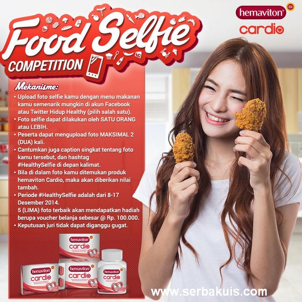 Kontes Selfie Bareng Makanan Berhadiah Voucher Belanja