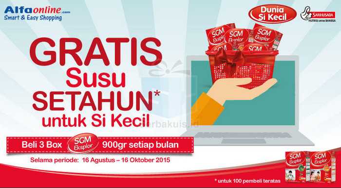 Promo Sgm Alfaonline Berhadiah Stok Susu Setahun