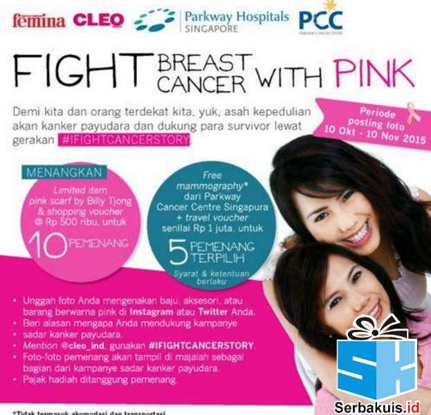 Kontes Cleo Fight Cancer Berhadiah Voucher Jutaan Rupiah