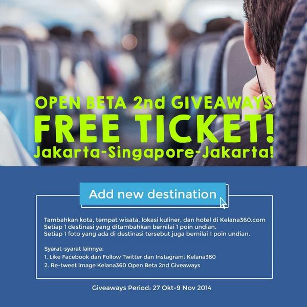 Kuis Berhadiah Tiket PP Jakarta - Singapore GRATIS!