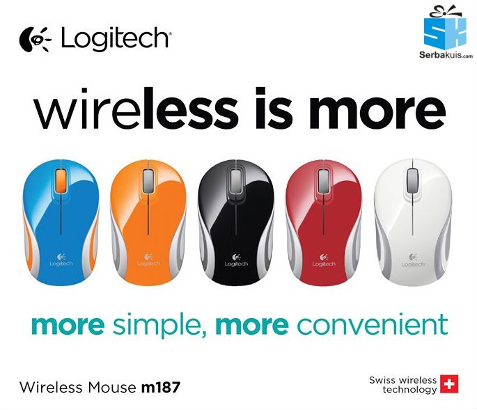 Logitech Wireless Mouse M187 Gratis Untuk 5 Pemenang