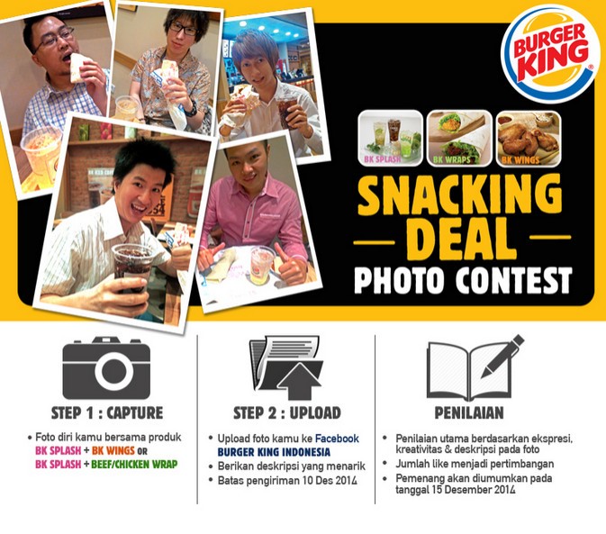 Selfie Bersama Burger King Berhadiah SAMSUNG Galaxy Tab S