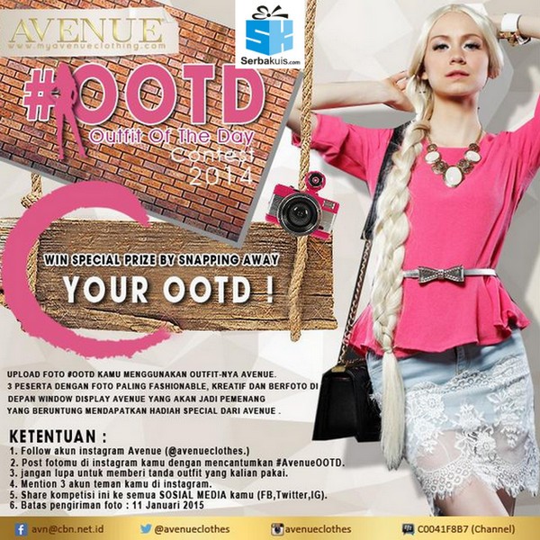 Outfit Of The Day COntest 2014 by Avenue Clothing