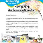 Kontes Anniversary Snowbay Berhadiah 20 Tiket Snowbay