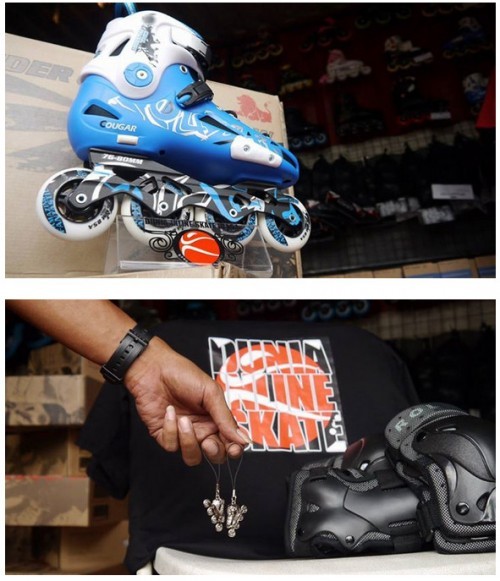 Kontes Foto Inline Skate Berhadiah 3 Pasang Sepatu  Roda 