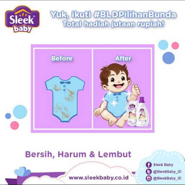 Kontes Foto Sleek Baby Berhadiah Voucher 1,2 Juta & Poduk Sleek