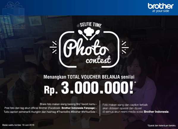 Kontes Foto Selfie Time Brother Berhadiah Voucher Belanja 3 Juta 6992