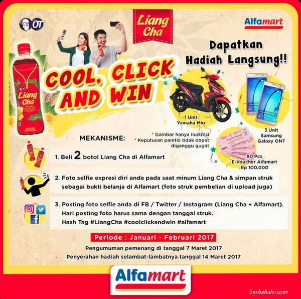 LIang Cha Alfamart Cool, Click and Win