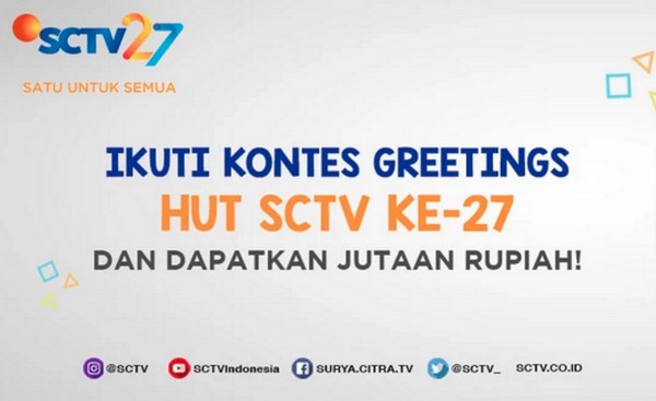 Kontes Greeting HUT SCTV ke-27