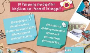 Pemenang Lomba Foto Hari Buku Nasional Erlangga Kampus