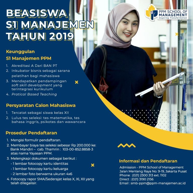 Beasiswa Full Program Sarjana Akuntansi Bisnis - Serbakuis