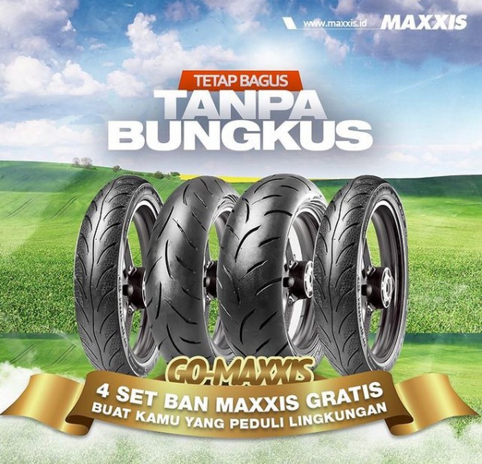 Buat Video Kendaraan Pakai Ban Maxxis, Berhadiah 4 Set Ban Gratis