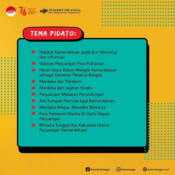 Lomba Pidato Online Merdeka Speech Berhadiah Belasan Juta Rupiah