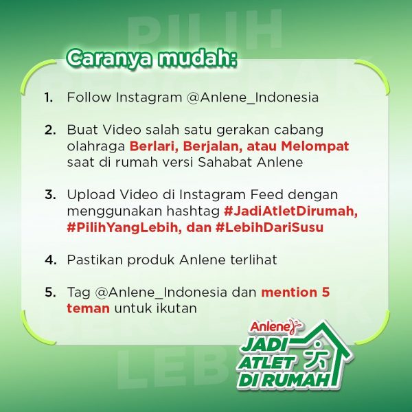 Lomba Video Jadi Atlet Di Rumah Berhadiah Voucher Jutaan Rupiah