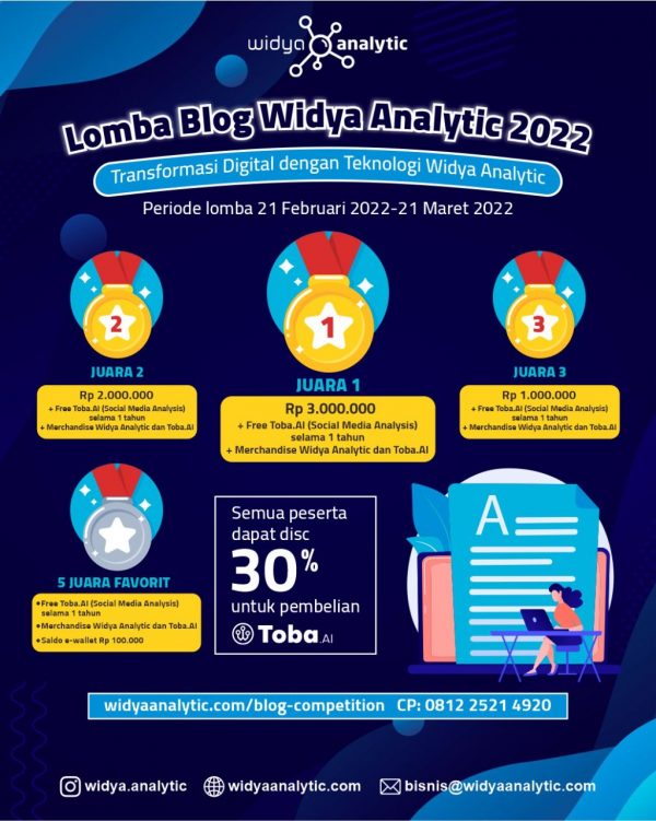 Lomba Blog Widya Analytic Berhadiah Uang Tunai Jutaan Rupiah