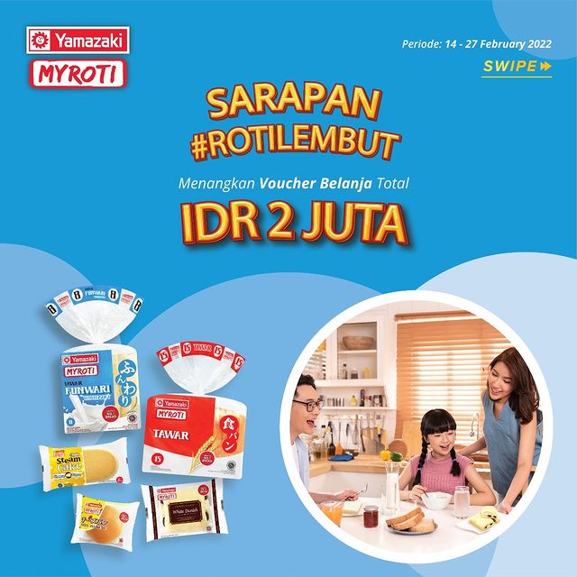 Lomba Foto Sarapan Roti Lembut Berhadiah Voucher Belanja Total 2 Juta