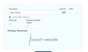 Bagaimana cara memeriksa apakah integral dari a fungsinya benar dengan ilmiah Kalkulator?