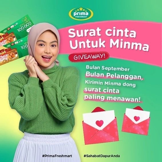 Kirim Surat Cinta Untuk Minma, Dapatkan Voucher Total 1 Juta