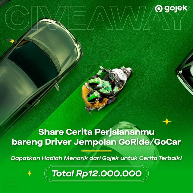 Kuis Cerita Gojek Driver Jempolan Berhadiah Total 12 Juta Rupiah