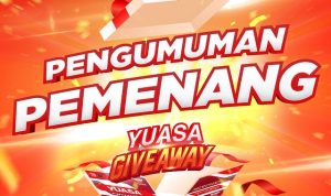 Daftar Pemenang Grand Prize Undian Yuasa Giveaway 2022