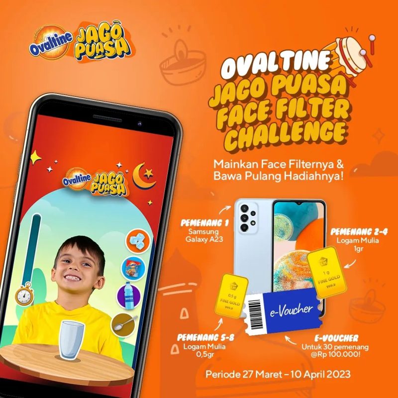 Ovaltine Jago Puasa Filter Challenge Berhadiah SAMSUNG A23