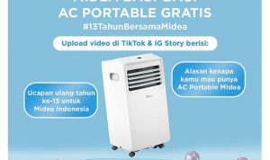 Lomba Video Ucapan 13 Tahun Midea Berhadiah 5 AC Portable