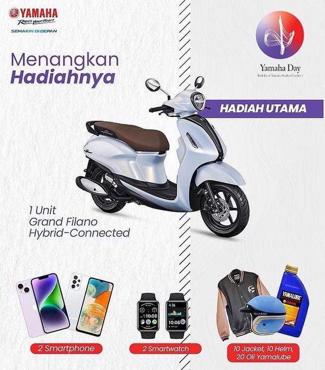 Lomba Foto Yamaha Day 2023 Berhadiah Motor Grand Filano