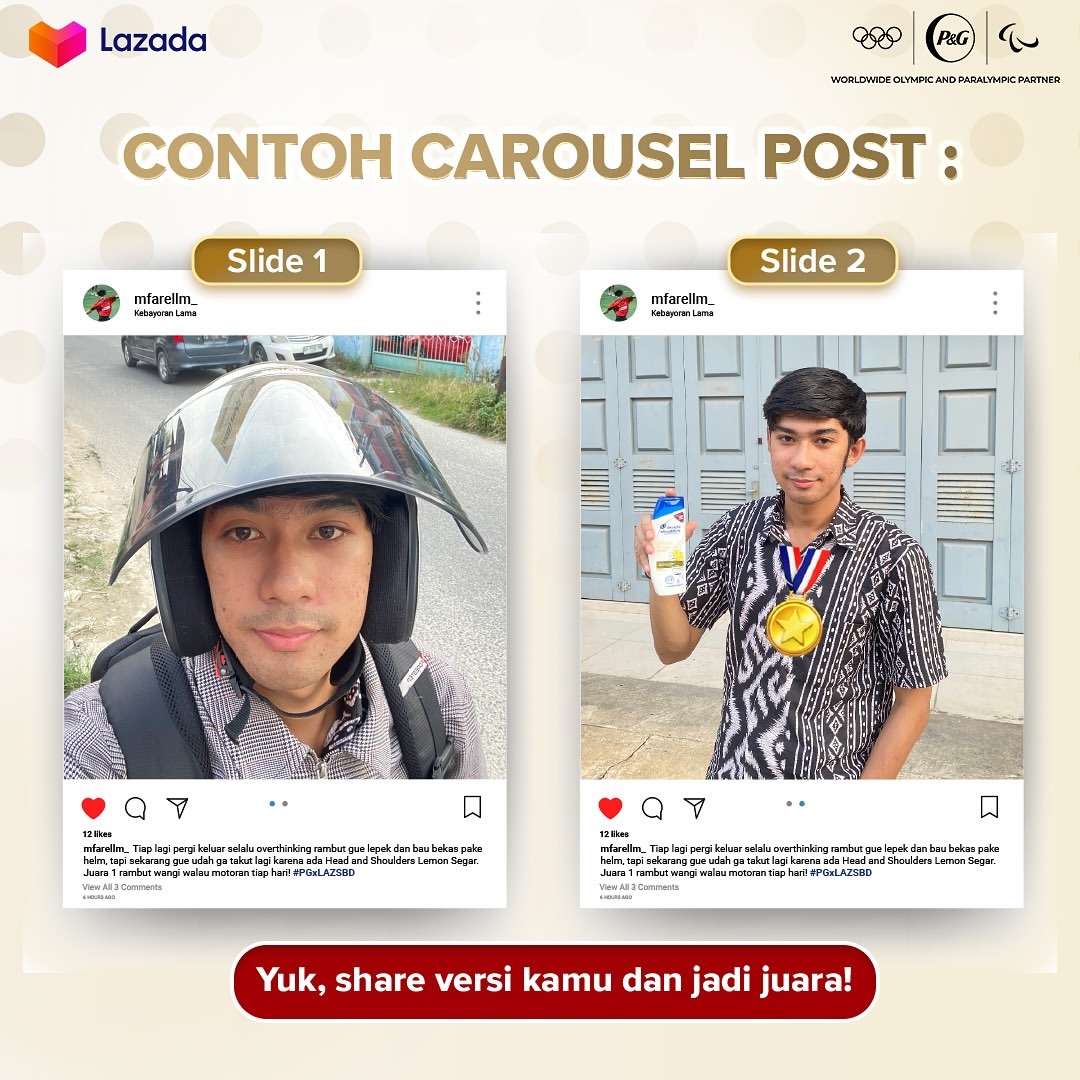 Contoh Postingan Challenge P&G