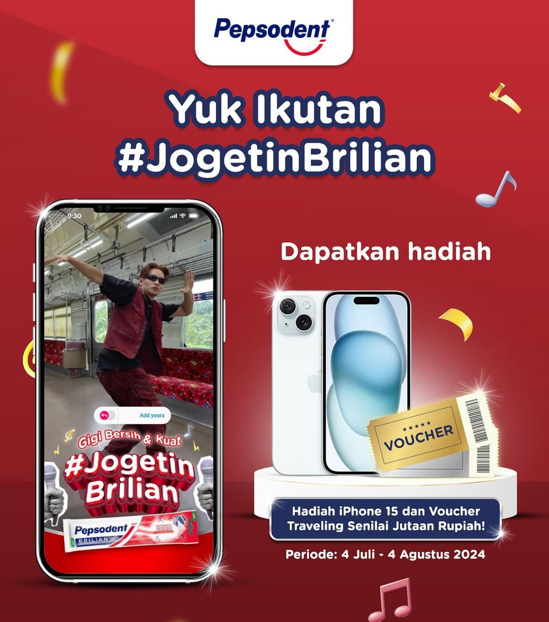 Kontes Video Jogetin Brilian Berhadiah iPhone 15 & Voucher Travel