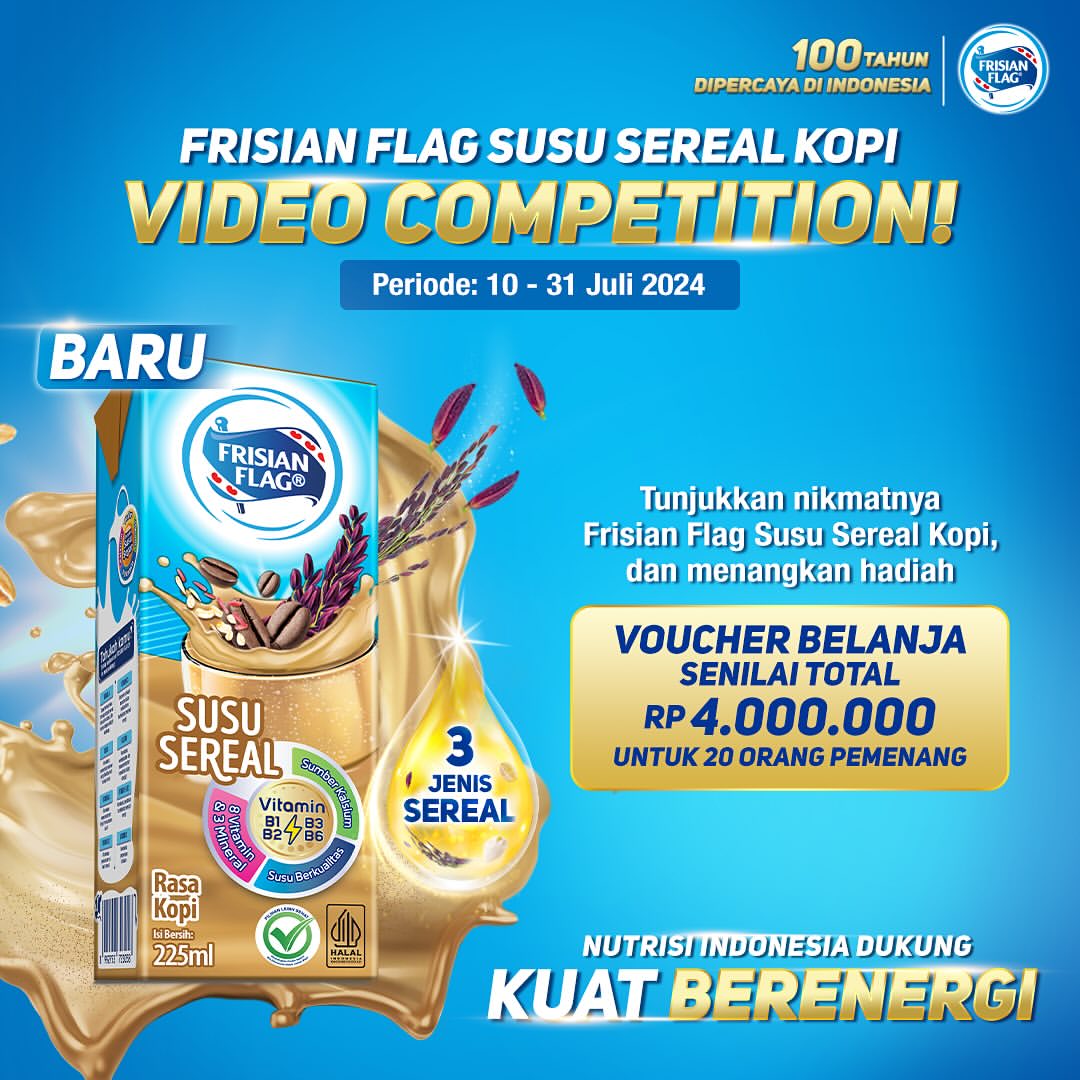 Lomba Video Frisian Flag Susu Sereal Kopi Berhadiah Total 4 Juta