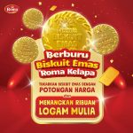 Info Lengkap Promo Berburu Biskuit Emas Roma Kelapa