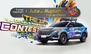 Lomba Desain Decal Mobil Chery Omoda 5 Berhadiah Puluhan Juta