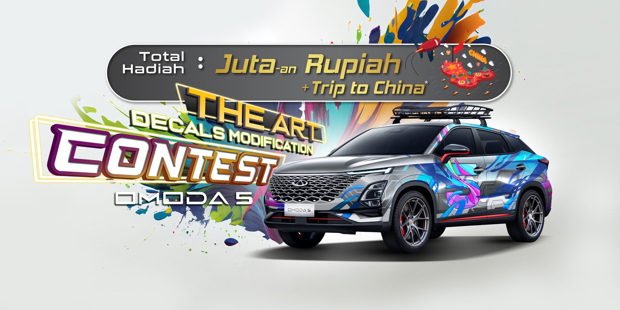 Lomba Desain Decal Mobil Chery Omoda 5 Berhadiah Puluhan Juta