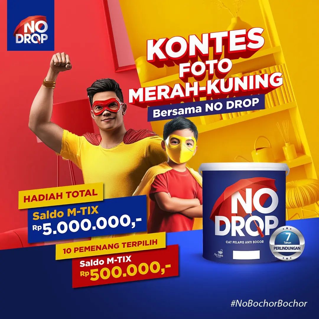 Lomba Foto Merah-Kuning No Drop Berhadiah Total 5 Juta