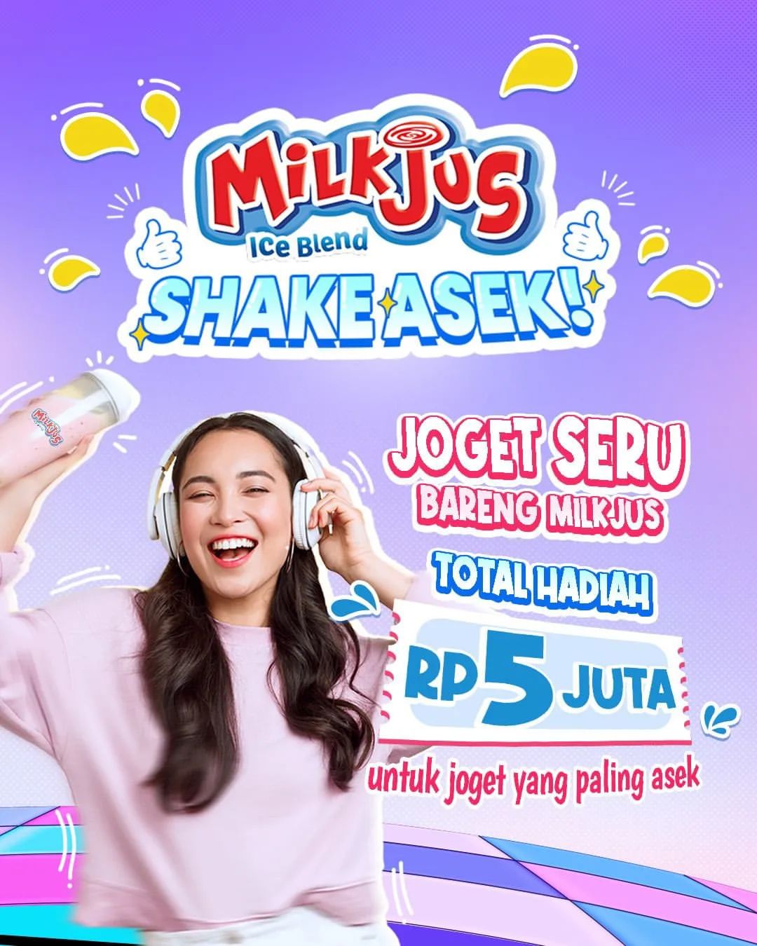 Lomba Joget Shake Asek Milkjus Total Hadiah 5 Juta Rupiah