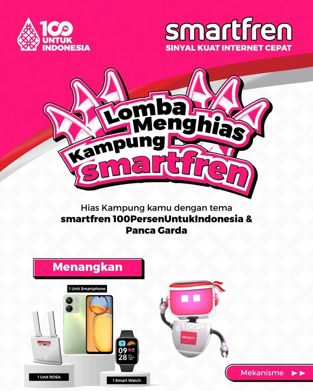 Lomba Menghias Kampung Smartfren Berhadiah Jutaan Rupiah