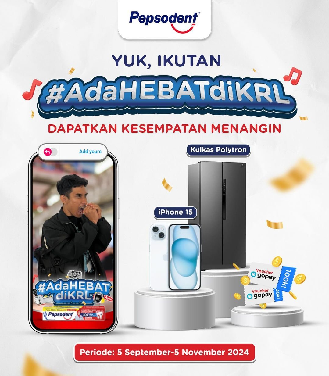 Challenge Ada Hebat di KRL Berhadiah iPhone 15 & Kulkas 2 Pintu