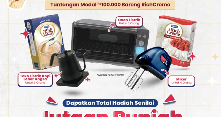 Lomba Kreasi Ide Jualan Modal 100K Berhadiah Oven, Mixer, dll