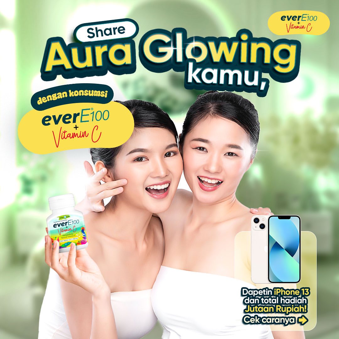 Lomba Video Aura Glowing everE Berhadiah iPhone 13