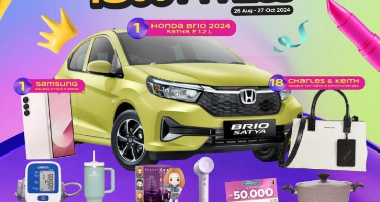 Undian Watsons 2024 Berhadiah 1 unit Mobil Honda Brio