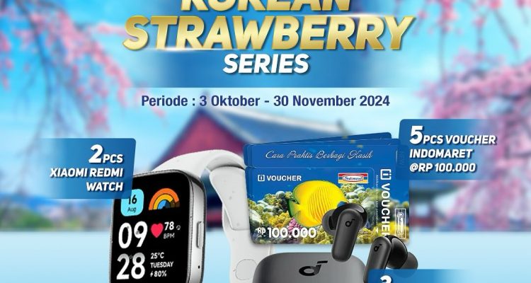 Challenge Korean Strawberrry Berhadiah Xiaomi Redmi Watch