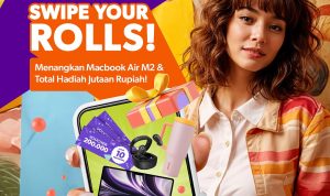 Lomba Video Swipe Your Rolls Berhadiah Macbook Air M2