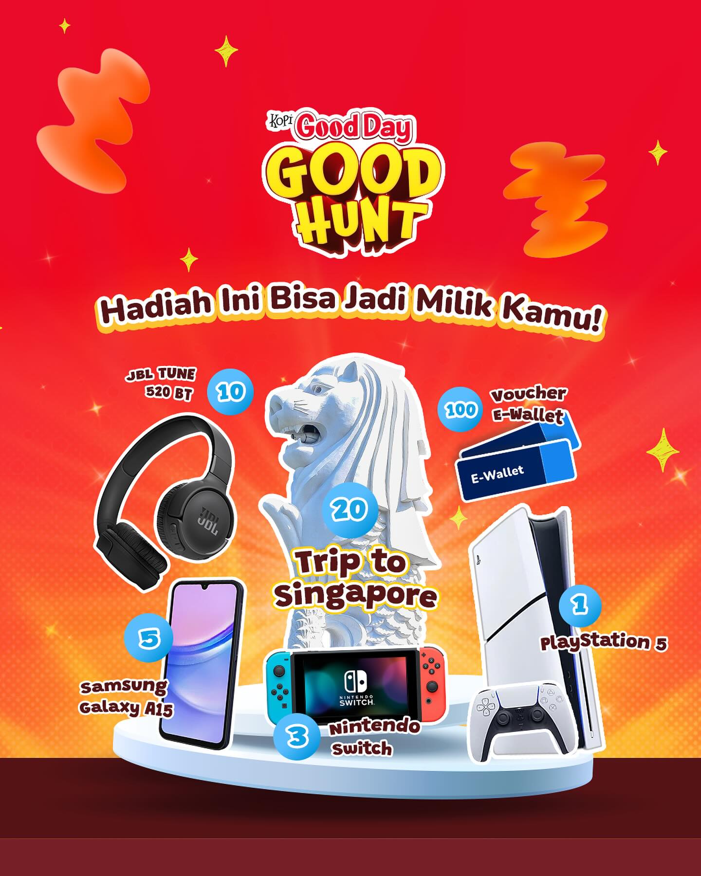 Undian Good Day Pokémon Berhadiah 20 Paket Trip ke Singapura