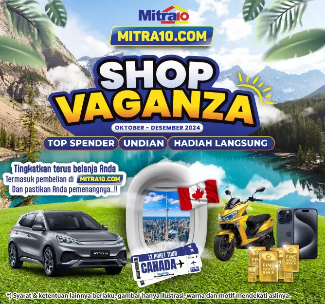 Undian Shopvaganza Mitra10 Berhadiah Mobil Listrik BYD ATTO 3