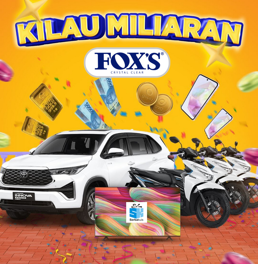 Undian Permen FOX's Kilau Miliaran Grand Prize Mobil Innova Zenix